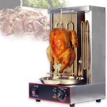 Countertop Rotisserie Grill Kebab Vertical Rotisserie Turkish Chicken Doner Kebab Broiler with 2 Heating Tubes, for Home Restaurant Kitchen(110v)