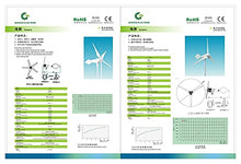 Wind Generator Wind Turbine 1kw Wind Turbine Wind-Solar Hybrid Industrial Energy Supply for Marine, RV, Home, Windmill Generator Suit (Size : Z-1000w) (Z)