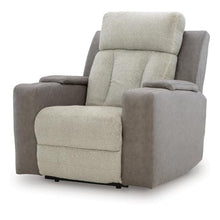 Lesly Power Recliner Chair with 3 Heat Massage Modes, Two-Tone Polyester