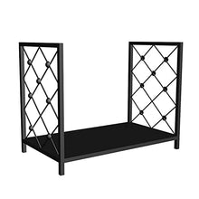 WXPWAMZ Large Firewood Rack Indoor Heavy Duty Fireplace Firewood Holder Storage 23.6" L X 13.8" W X 18.9" H For Living Room Easy Assembly,