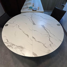 Round Folding Table Large Round Foldable Table Top Only - Banquet Table Extenders No Legs for Camping, Outside, Parties - 130cm To 200cm Diameter Wood Round Table Top Space Saving(Dia 200cm/6.5ft)