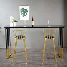 Long bar table Console Desk Table Outdoor Balcony Bar Table By The Wall Wrought Iron Bar Outdoor Bar By The Window, Not Included Chairs Narrow Long Console Table Console Table ( Color : 120x40x105 )