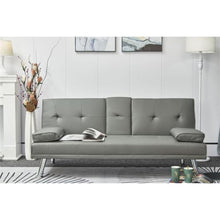 YWMLFZ Leather Multifunctional Folding Sofa Bed for Office with Coffee Table for Outdoor Backyard Gardens
