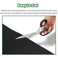 GEGEG 5oz Heavy Duty Non-Woven Geotextile Fabric for French Drain, Driveway, Soil Stabilization & Weed Control(Black,1.5mx90m/4.9ftx295ft)