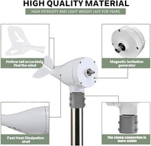 Zentorik 14000W Wind Generator Kit - 12V/24V/48V Wind Turbine with Charge Controller for Marine & Home Use, Perfect for Hybrid Solar-Wind Power Systems, Renewable Energy Solution