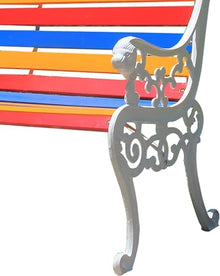 ERoomQ Outdoor GThe Bench,Patio Bench Park Bench Outdoor Conversation Couch, GThe Bench Outdoor Solid Wood Patio Bench, Courtyard Seat