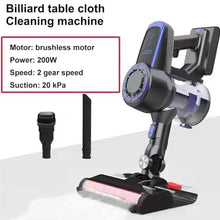 Eiwitany Cordless Electric Pool Table Vacuum Cleaner, 20kPa Suction with Smart Touch Screen,for Billiard & Snooker Table Cloth Cleaning