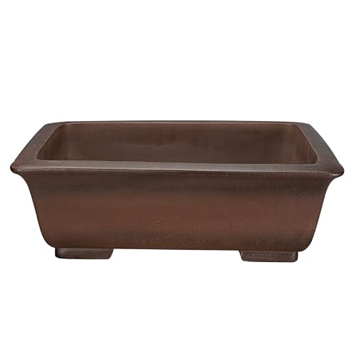 ULTRAWAVE Flower Pots Purple Sand Antique Handmade 55cm Rectangular Deep Pot Flower Green Breathable Pot Container Decorative Planter
