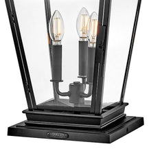 Hinkley Chapel Hill Large Pier Mount Lantern, Museum Black