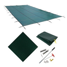 Blue Wave 16-ft x 32-ft Rectangular In Ground Pool Safety Cover - Green