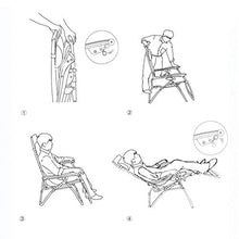 5JJJLOOOPP Folding Sun Lounger, Folding Deck Chair, Reclining Garden Chair, Beach Chair, Zero Gravity Chair, Super Wide 65 CM, Beach Patio Chair (5)