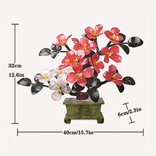 LSHAOBO Artificial Bonsai Tree Fake Plant Decoration, Housewarming Opening Gift 15.7 X 2.3 X 12.6 Inches