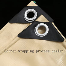 IMPREC Heavy Duty Waterproof Tarps, with Metal Grommets，Protects Against Water,Tear, Cold Weather Resistan for Sunshade Outdoor Garden Camping Tent Hammock Multiple WMEIE (Color : Green, Size : 4x7m)