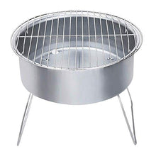 CGTENBS Round Grill Wok, Accessory Barbecue Tools for Cooking Vegetables, Shrimp, Meat, Outdoor Camping Cookware