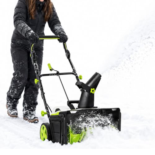 Electric Snow Shovel, Electric Snow Shovel, 3500w Brushless Motor, LED 4Batteries