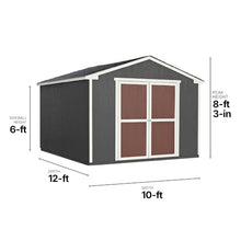 ShedMaster Fieldstone 10X12 Do-It-Yourself Wooden Storage Shed with Floor Kit - Does not Include Paint or Roofing Shingles