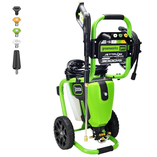 Greenworks 3000 PSI (2.0 GPM Max) Brushless Electric Pressure Washer