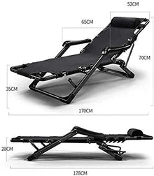 Patio Lounge Chair, Sun Lounger, Patio, Lawn & Garden Garden Lounger, Folding Nap Recliner, Sit/Fold Down Siesta Deck Chair, Couch, Fishing Beach Chair, Outdoor/Home Zero Gravity Chair (Color: S)