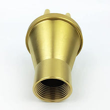 HIONJIN 1" 1.5" 2" Straight Sprayer Pond Music Brass Fountain Nozzles for Garden Sprinkler Irrigation System(DN40)