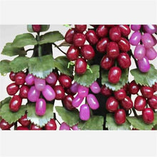 YXIANG56Q Fake Plants Artificial Green Plant Jade Grape Bonsai Ornament for Home Office Bonsai Tree