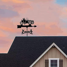 Simple and Strong Rooftop Weathervane Wind Vane Steel Weathervane Roof Vane Measuring Tools Weather Vane Metal Ornament Wind Vane. (Rv)