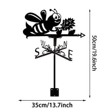Animal Metal Weathervane Weather Vane with Anti-Rust Coating Outdoor Wind Direction Indicators Wind Vane for Garden Farm Mountain Courtyard (Style 5) (Style 1)