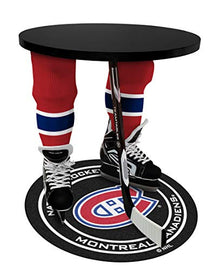 Team Tables Montreal Hockey Table Black Table Top w/ Montreal Puck Mat