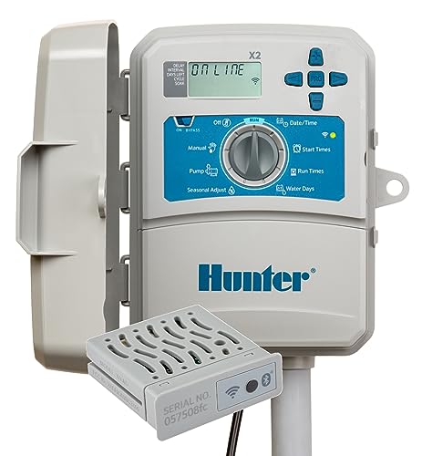Hunter Hydrawise X2-1400 14 Station Hydrawise Controller Bundeled with Wand WiFi Module X2 14 Zone Outdoor or Indoor Smart Internet X21400 Irrigation Timer