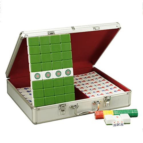 SHATONG Traditional Chinese Mahjong Game Set with 144 Melamine Tiles B