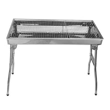 Portable Stainless Steel Barbecue Grill for Outdoor Foldable Charcoal BBQ Grill Barbecue Tools Set Picnic Barbecue Accessory