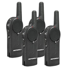 Motorola Solutions DLR1020 Two-Way Digital Business Radio 4-Pack Black