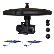 3/4 HP Floating Pond Fountain 9 Spray Patterns 100 ft Quick Disconnect Cord