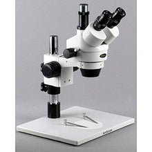 AmScope Digital Trinocular Stereo Zoom Microscope 3.5X-90X White