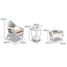 GLigeT Balcony Table and Chair Set Modern Balcony Garden Furniture Sets Leisure Outdoor Furniture Set Home Patio Garden Rattan Chair Coffee Table Bistro Table Set (Color : Pedal)
