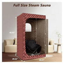 ZDGsrgWRG 3L Portable Sauna Tent Steamer Folding Chair Set Remote Control