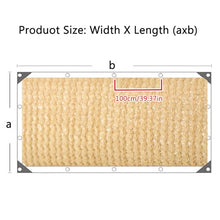 Beige Shade Net 12x19m 85% UV Protection for Greenhouse Camping Outdoor Pergola Balcony Grommeted Sunshade Mesh for Optimal Sun Block and Privacy
