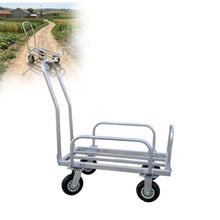 Garden Carts with Swivel Casters, 150kg Capacity, Foldable Design