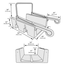 YAKport Kayak Launch Station for High-Profile Floating Docks Tan