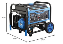 Pulsar 10, 000W Dual Fuel Portable Generator with Switch & Go Technology & Electric Start, PG10000B16 Non-Carb Approved