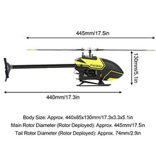 Shanrya FW200 Remote Control Helicopter 6CH Self Stabilizing Yellow