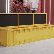 RFBXZPTADNU Garden Bench with Storage Box Industrial Shoe Rack