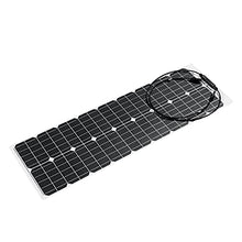 300W/150W Solar Panel 18V Semi-Flexible Monocrystalline Solar Cell Waterproof Outdoor Car RV Battery Charger Power System Kit (150w) (150w)