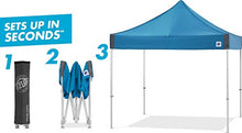 E-Z UP Endeavor Instant Shelter Canopy, 10' x 10', Octagonal-Legged Aluminum Frame, Professional Grade Limeade Top, 100 Sq' of Shade
