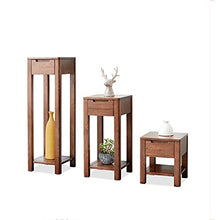 Wooden Plant Display Stand Modern Plant Stands for Indoor Plants Indoor Plant Stand Fits Plant Pots Home Decoration Garden Plant Stand Display Stand (Color : Brass) (1)