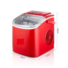 Ice Maker, Ice Maker Countertop Portable Pellet Ice Machine with Handle,Self-Cleaning Function,One-k Operation,for Home/Kitchen/Camping/RV