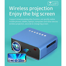 TEDILUVI Mini projector 3600 Lumens Support 1080P LED Big Screen Home Theater Smart Video Beamer