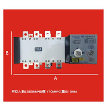 Dual Power Automatic Transfer Switch 380V 250a 4p