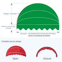 Outdoor Patio Awning Foldable Balcony Sunshade Canopy UV Protection Dome Design 139.7cm Red Waterproof Sun Rain Cover for Doors & Windows Stylish Patio Umbrella