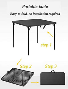 Daily Accessories Foldable Garden Patio Set/Camping Special Table Chairs Set Lightweight Compact Steel Furniture Set