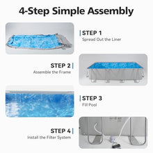 SunSwell 18' x 9' x 47" Rectangular Above Ground Pool Set